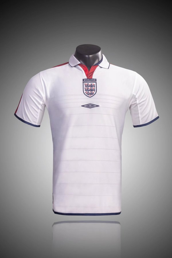 Retro England Home Fans   1:1 Quality Soccer Jersey   2004