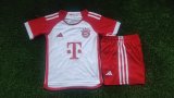 Bayern Munich Home Kids 1:1 Quality Soccer Jersey   23-24