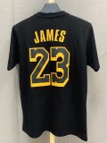 NBA Laker black James Champion T-shirt No.23 1:1