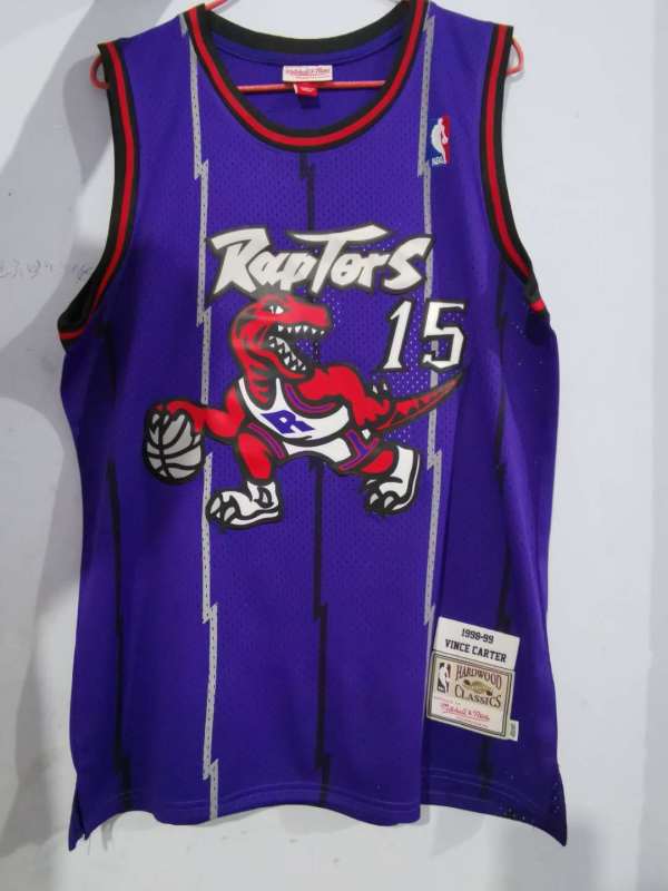 NBA Mitchell & Ness Raptors 15 dragons purple