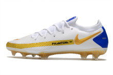 耐克 Phantom GT白蓝色防水全针织原装底FG足球鞋Nike Phantom GT Elite FG39-45
