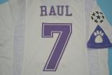 Retro Real Madrid Home 1:1 Quality Soccer Jersey    1997-1998