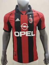 Retro AC Milan Home 1:1 Quality Soccer Jersey  1998-2000