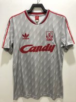 Retro Liverpool Away 1:1 Quality Soccer Jersey   1989-1991