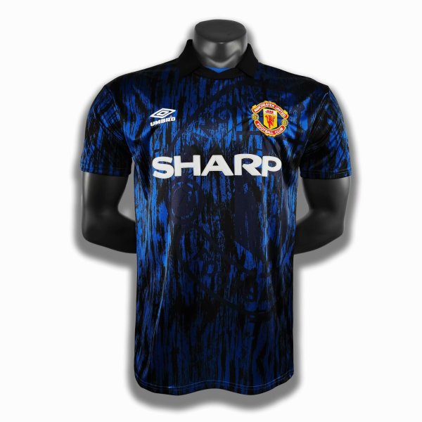Retro Manchester United Away 1:1 Quality Soccer Jersey  1993
