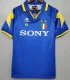 Retro Juventus Away Blue  1:1 Quality Soccer Jersey    1995-1997
