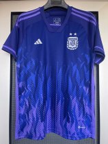 Argentina Away Fans 3 Stars  1:1 Quality Soccer Jersey   2022