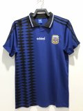 Retro Argentina Away  1:1 Quality Soccer Jersey  1994