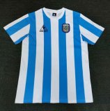 Retro Argentina Home 1:1 Quality Soccer Jersey   1986