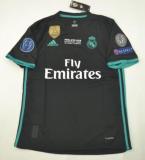 Retro Real Madrid Black UCL Final   1:1 Quality Soccer Jersey    2017-2018