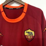 Retro Roma Home 1:1 Quality Soccer Jersey  2000-2001