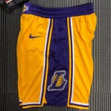 NBA Lakers Yellow Top Quality  Pants