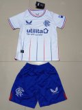 Rangers Away  kids   1:1 Quality Soccer Jersey   23-24