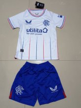 Rangers Away  kids   1:1 Quality Soccer Jersey   23-24