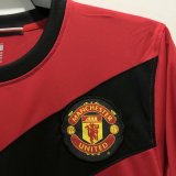 Retro  Manchester United Home Long Sleeve 1:1 Quality Soccer Jersey  2009-2010