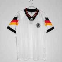 Retro Germany Home 1:1 Quality Soccer Jersey  1992