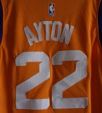 NBA New Suns #22 Ayton orange