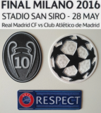 Retro Real Madrid Home Long Sleeve Fans 1:1 Quality Soccer Jersey    2015-2016