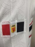 Retro  Manchester United Away 1:1 Quality Soccer Jersey  1998-1999