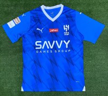 Al Hilal SFC Home Blue Fans 1:1 Quality Soccer Jersey    23-24