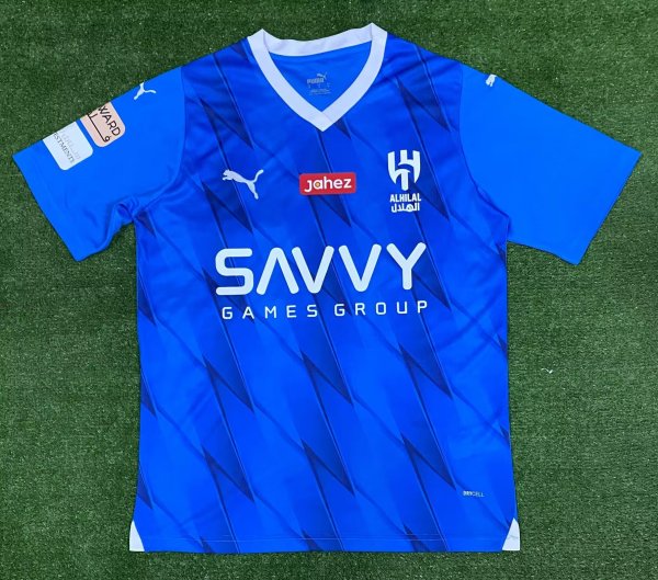 Al Hilal SFC Home Blue Fans 1:1 Quality Soccer Jersey    23-24