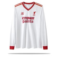 Retro Liverpool 2rd Away  Long SLeeve 1:1 Quality Soccer Jersey  1985-1987