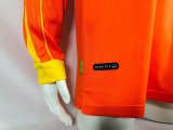 Retro Brazil goalkeeper  Long Sleeve   1:1 Quality Soccer Jersey  1998