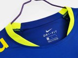 Brazil training suit blue 1:1 Quality Soccer Jersey  2021