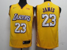 NBA 20 new Laker 23 city edition James yellow