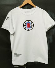 NBA Clippers Hot pressing white T-shirt 1:1