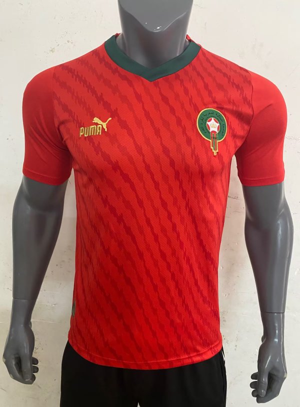 Morocco  Home  Fans  1:1 Quality Soccer Jersey  23-24
