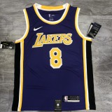 NBA Laker crew neck retro purple 8 Kubi  with chip  1:1