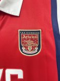 Retro  Arsenal Home Long sleeve 1:1 Quality Soccer Jersey  1998-1999