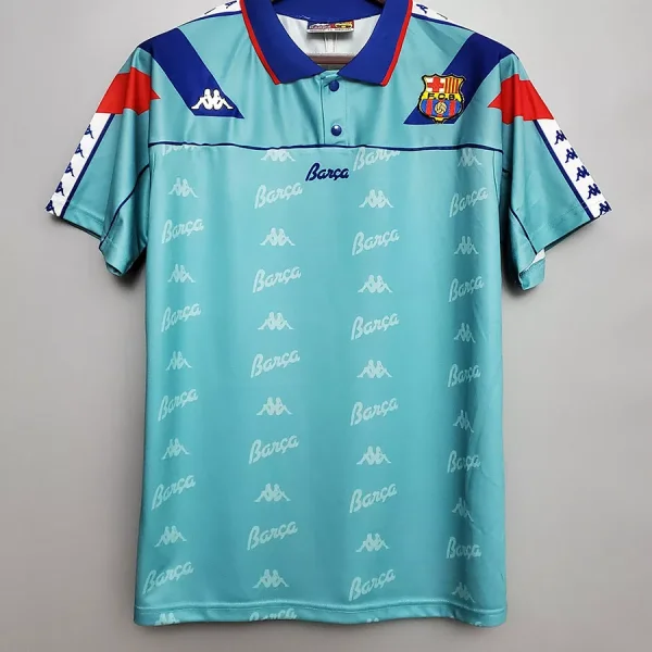 Retro Barcelona Away  1:1 Quality Soccer Jersey    1992-1995