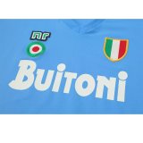 Retro Napoli Home 1:1 Quality Soccer Jersey  1987-1988