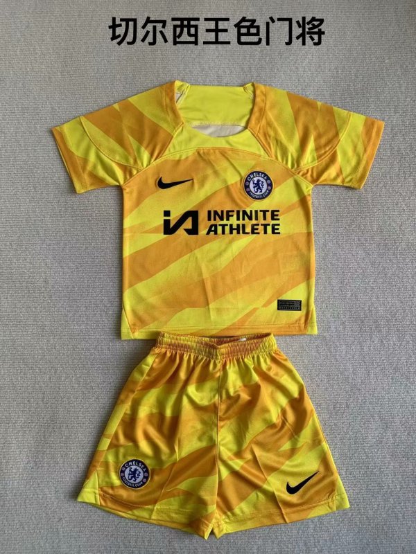 Chelsea goalkeeper yellow Kids  23-24