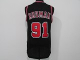 NBA Bull #91 Rodman Retro Black