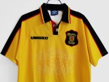 Retro  Scotland Away  1:1 Quality Soccer Jersey   1996-1998