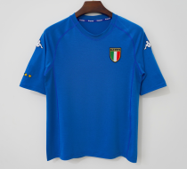 Retro Italy Home Blue  1:1 Quality Soccer Jersey  2000