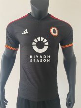Roma Away Player（with logo ）1:1 Quality Soccer Jersey  23-24
