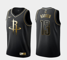 NBA  Rocket 13 black gold
