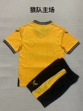 Wolves Home Kids 1:1 Quality Soccer Jersey  23-24