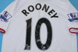 Retro Manchester United Away White  1:1 Quality Soccer Jersey   2012-2013