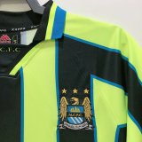 Retro Manchester City Away 1:1 Quality Soccer Jersey  1998-1999