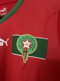 Morocco  Home  Fans  1:1 Quality Soccer Jersey  22-23 (2022)