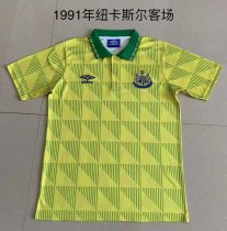 Retro Newcastle Away Fans  1:1 Quality Soccer Jersey  1991