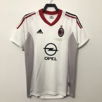 AC Milan Away  Fans Champions League 1:1 Quality Soccer Jersey    2002-2003