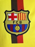 Retro Barcelona  Away Long Sleeve   1:1 Quality Soccer Jersey    2008-2009