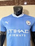 Manchester City Home  Player  1:1 Quality Soccer Jersey   23-24