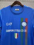 Napoli Champions Edition Blue  Fans 1:1 Quality Soccer Jersey   23-24